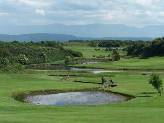 A view from Storws Wen Golf Club.