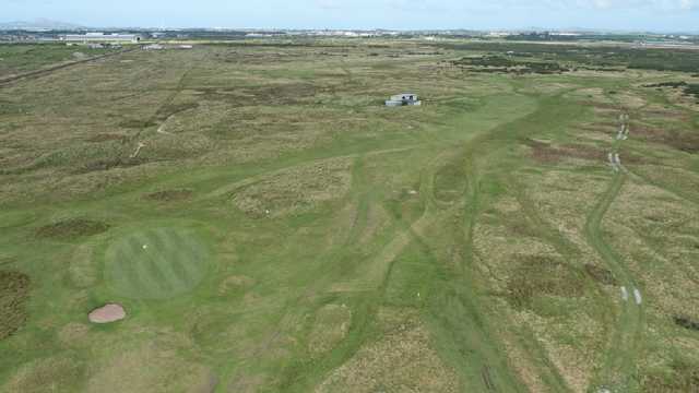 Aerial view from Anglesey Golf Club