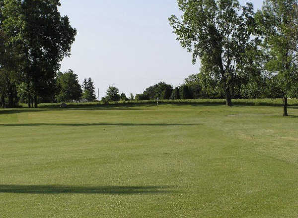 A view from fairway #3 at Ledge Meadows Golf Course