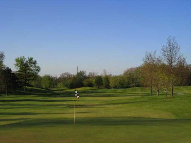 A view of hole #9 at Fairfield Golf Club