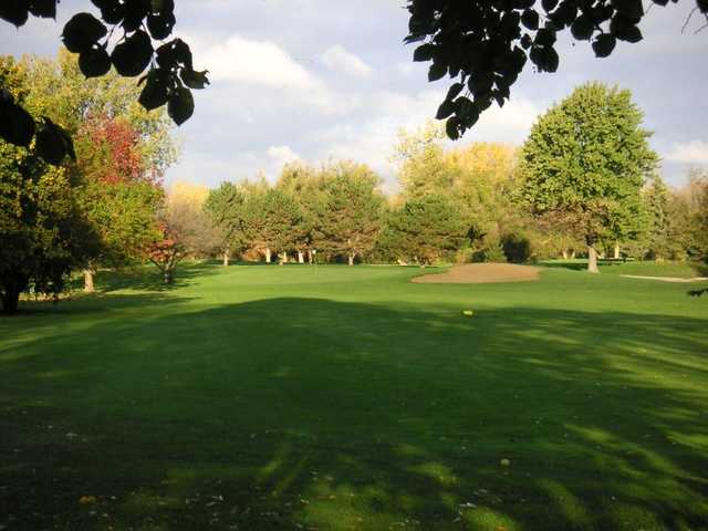 A view from fairway #2 at Heather Ridge Golf Course