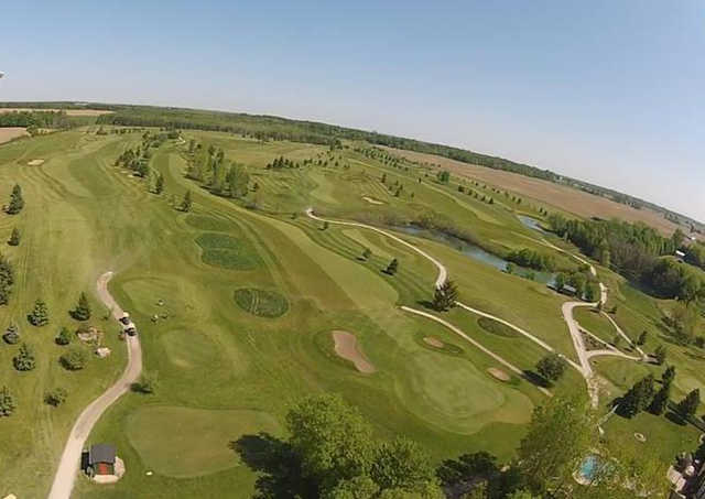 Aerial view from Fox Golf Club