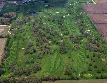 Aerial view of Oak Springs Golf Course