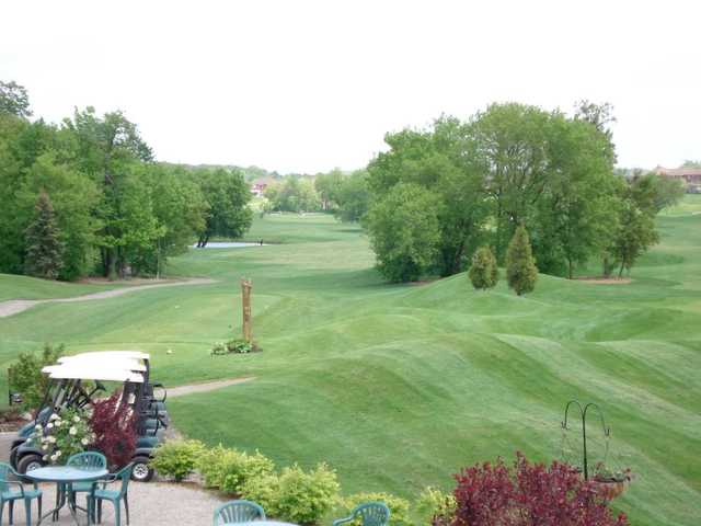 A view of the clubhouse at Saginaw Golf Club