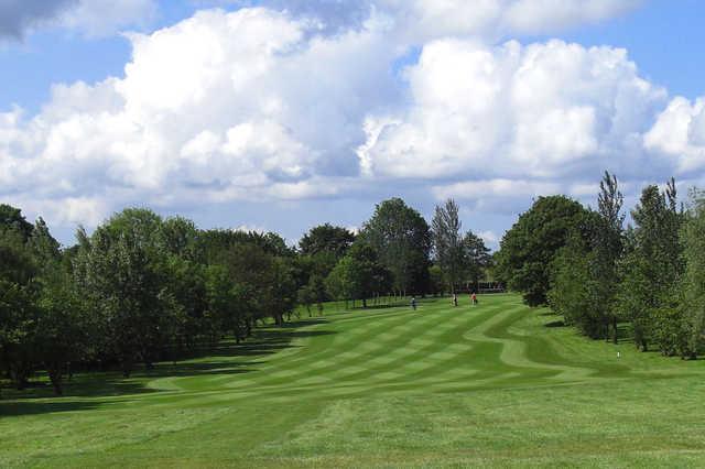 A view of fairway #17 at Bargoed Golf Club