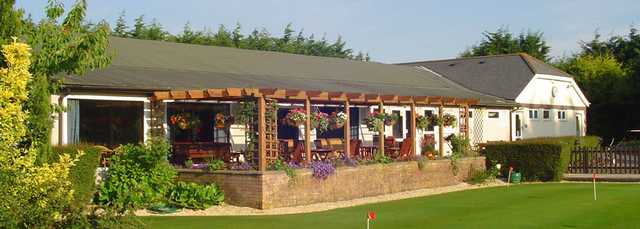 A view of the clubhouse at RAF St. Athan Golf Club
