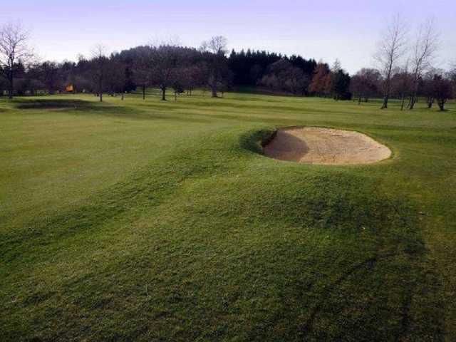 A view of the 2nd hole at Builth Wells Golf Club