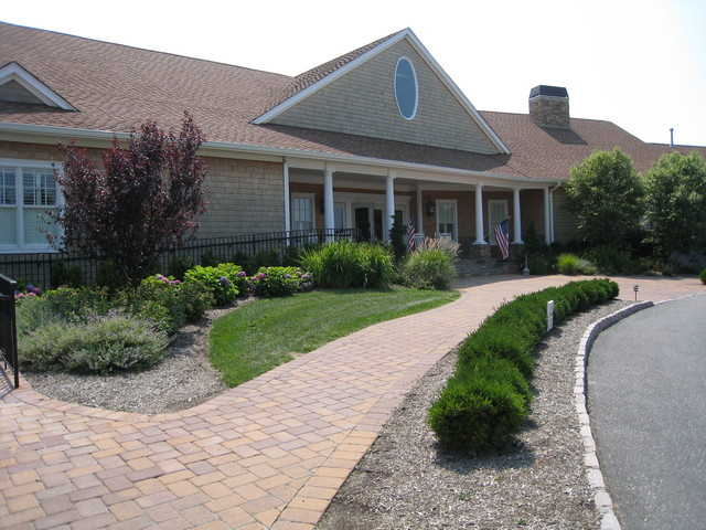 A view of the clubhouse at The Vineyards Golf Club