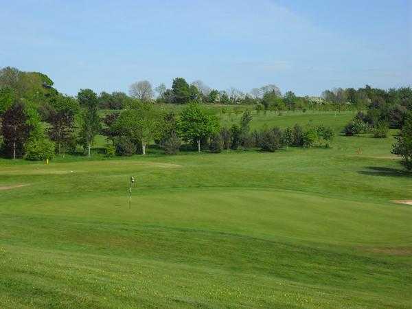 A view of the 4th green at Mackintosh Course from Cottrell Park Golf Club