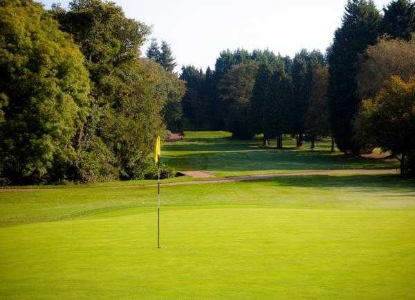 A view of the 9th hole at Cardiff Golf Club