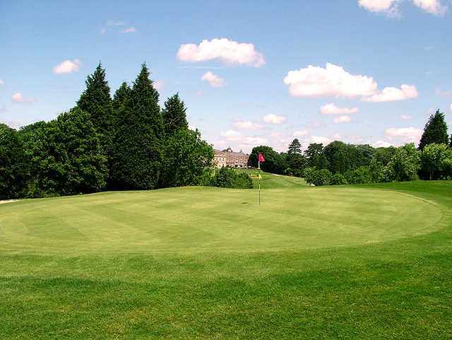 A view of green #12 at Wenvoe Castle Golf Club