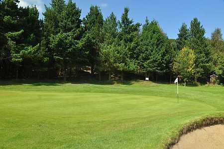 A view of hole #1 at Neath Golf Club