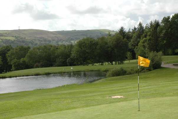 A view from the 5th green at Pontardawe Golf Club