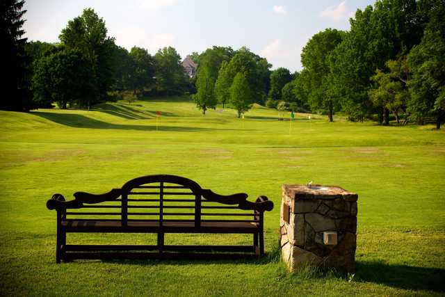 A view of the practice area at Fox Chapel Golf Club