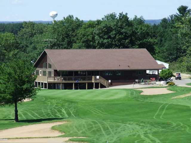 A view of the clubhouse at Waushara Country Club