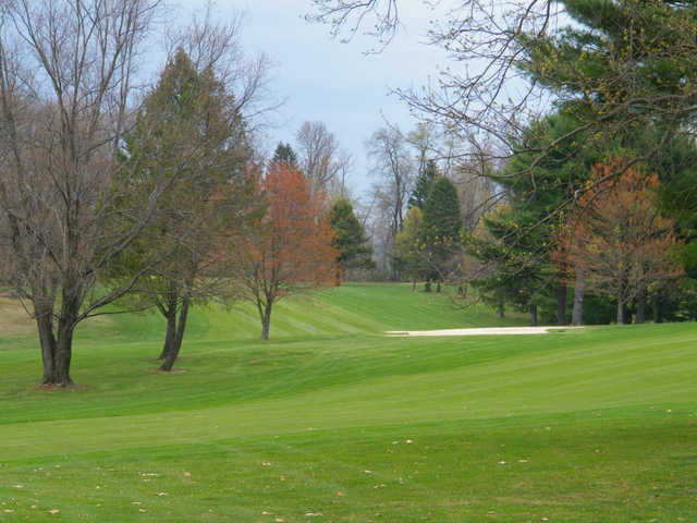 A view of a fairway at Susquehanna Valley Country Club