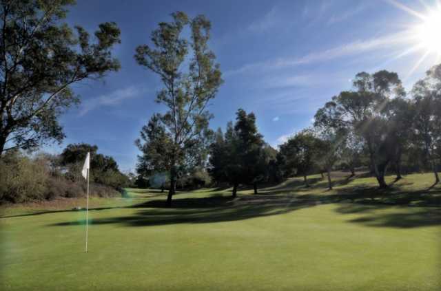 A sunny view of a green at The Links at Lakehouse