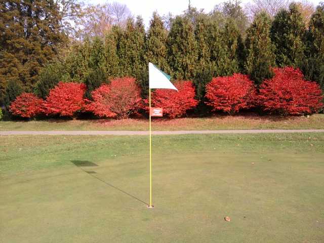 A view of a hole at Shamrock Hills Golf Course