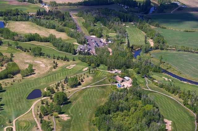 Aerial view from Barrhead Golf Club