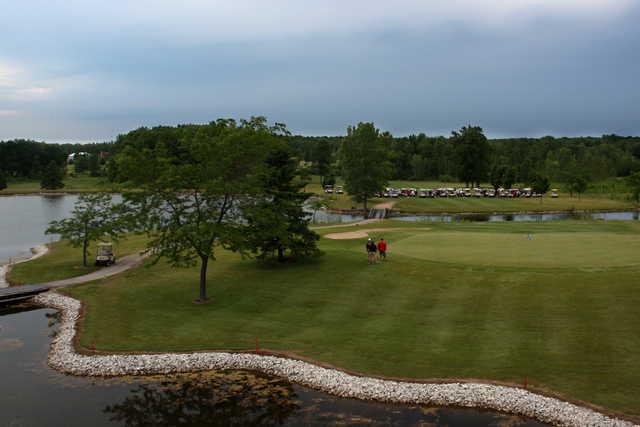 A view from the roof of the clubhouse at Idlewild Golf Course