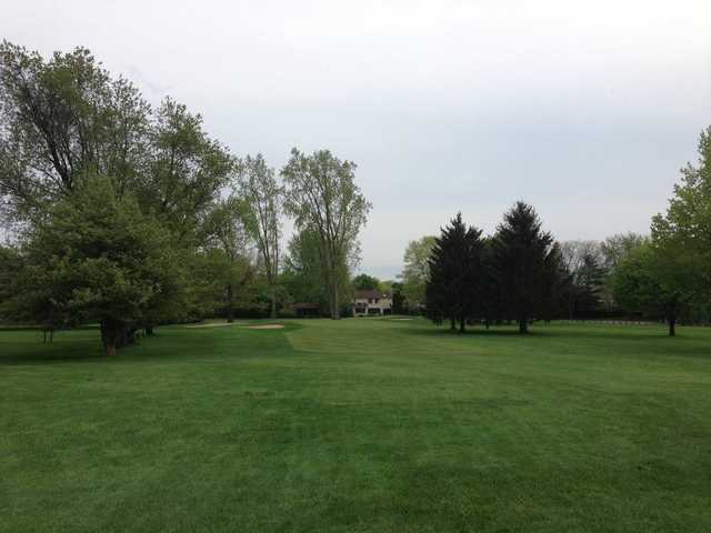 A view of a fairway at Georgetown Country Club