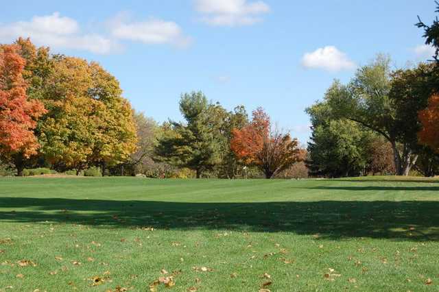 A fall view of a fairway at Erskine Park Golf Club
