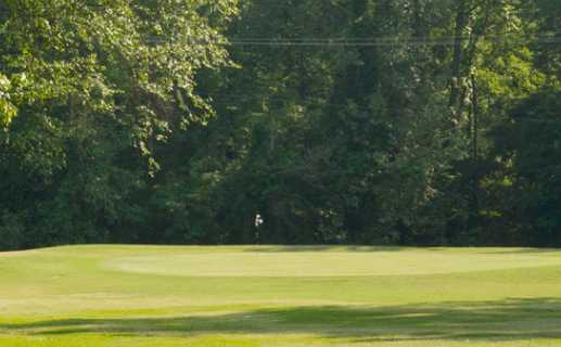 A view of a green at Corbin Hills Golf Club