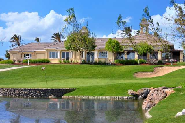 A view of the clubhouse at Rio Vista Golf Club