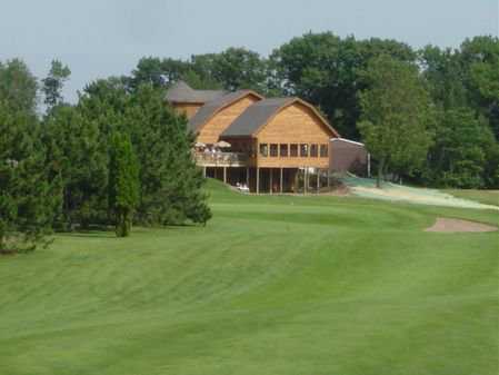 A view of the clubhouse at Butternut Hills Golf Club