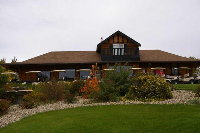 A view of the clubhouse at Riverbend Golf & Country Club