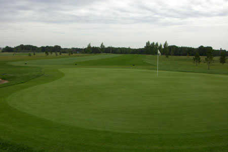 A view of a green at Wainwright Golf and Country Club