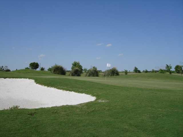 A view of the 11th hole at Brenham Country Club