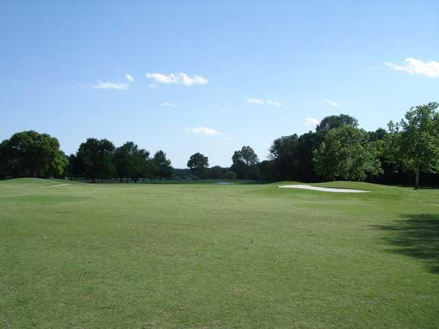 A view of the 6th fairway at Brenham Country Club