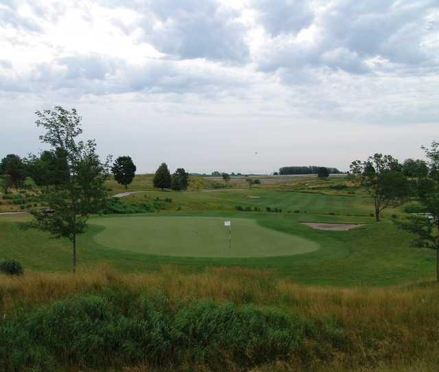 A view of the 14th green at Otter Creek Golf Course
