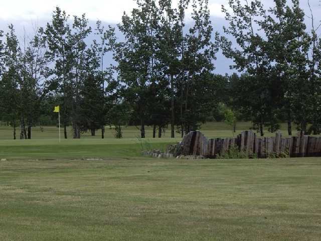 A view of green #18 at Pipestone Golf Club