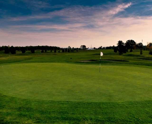 A view of green #1 at Innisfil Creek Golf Course