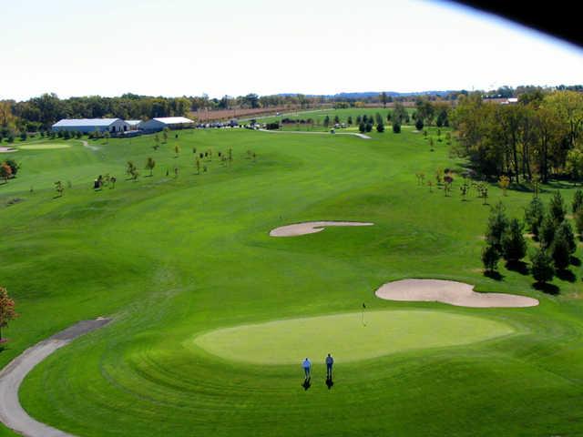A view of hole #1 at Wolf Hollow Golf Club