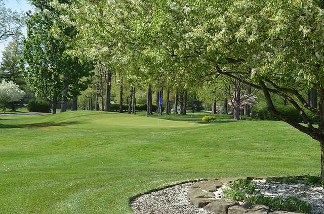 A view of a green at Trumbull Country Club