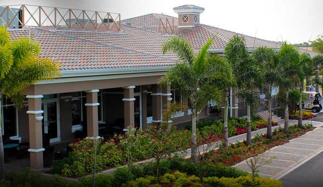 A view of the clubhouse at Spring Run Golf Club