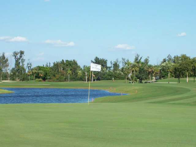 A view of hole #9 at Boca Greens Country Club