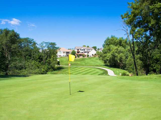 A view of a hole at Copper Creek Golf Course