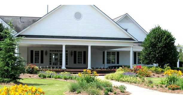 A view of the clubhouse at Bradford Creek Golf Club