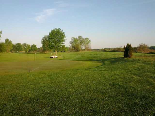 A view of a green at Deer View Golf Club