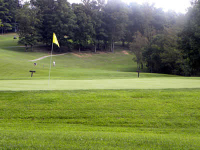 View of a green at Carter Caves State Resort Park