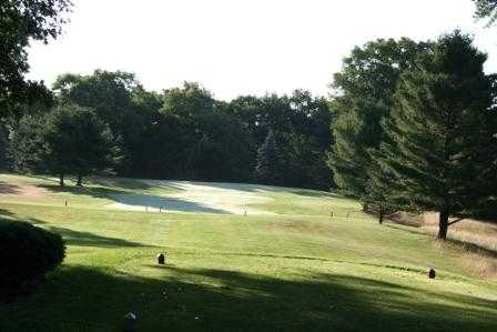 A view from a tee at Marquette Trails Country Club