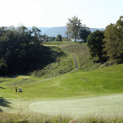 View of a green at General Butler State Resort Park Golf Course