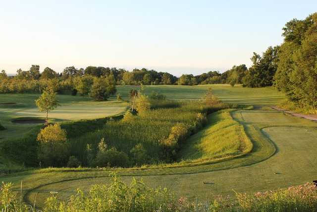 A view of a tee at Hy Hope Golf Course
