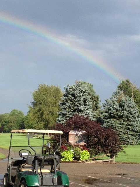 Rainbow over Winding Creek Golf Course