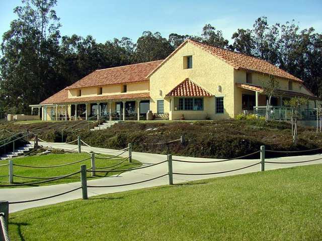 View of the clubhouse at Marshallia Ranch Golf Course