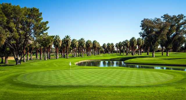 A view from the 3rd green at De Anza Country Club.